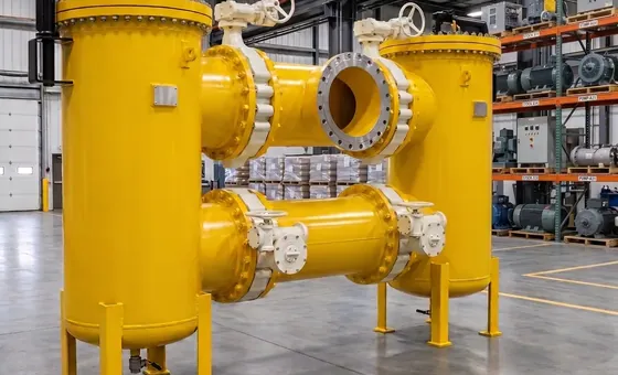 Hydrotherms duplex strainer